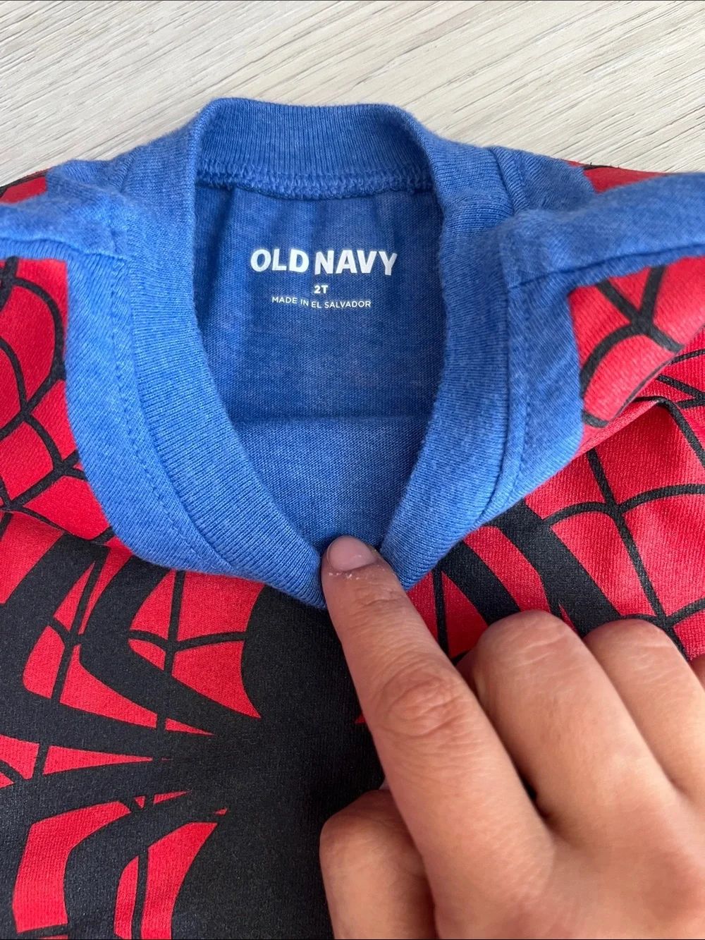 Old Navy Toddler Spider Man Superhero Halloween T-Shirt Size 2T